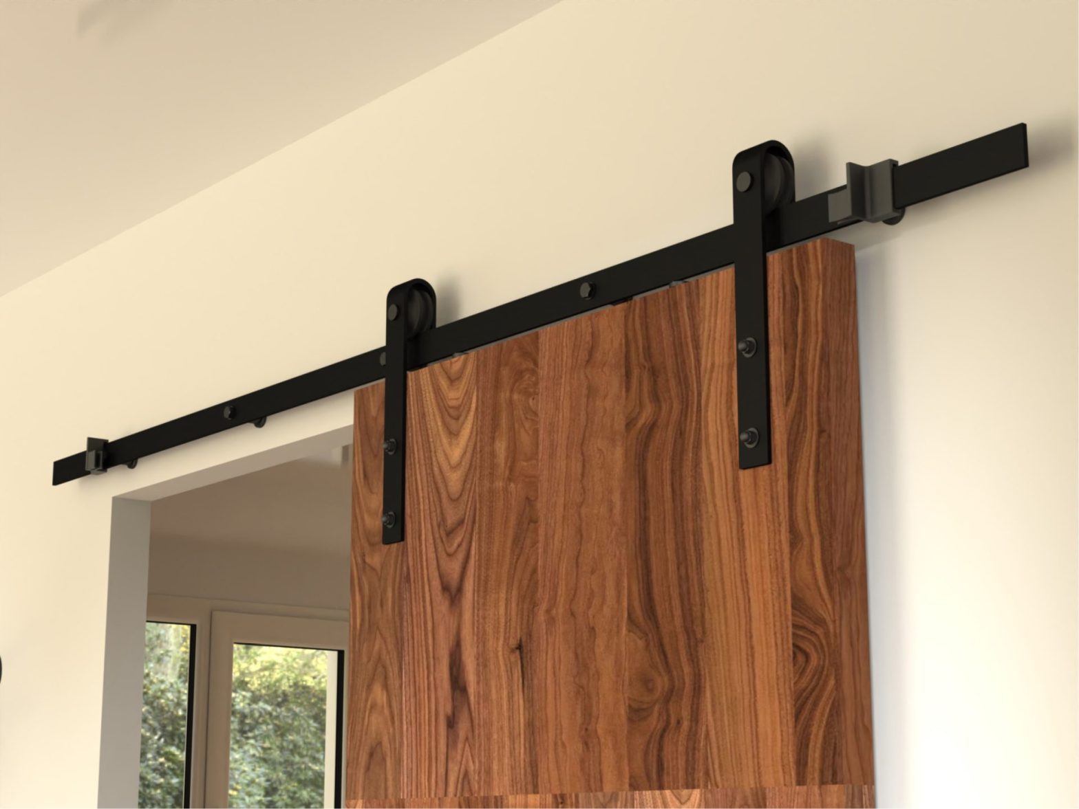 Rail Coulissant Pour Porte En Bois